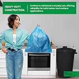 Neat 90L Garden Bin Black Outdoor Dustbin with Lid Clip Lock UK Made view 5