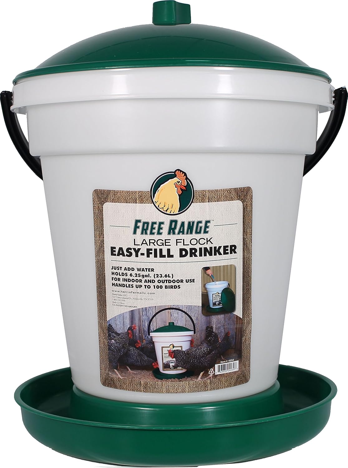 Harris Farms Easy-Fill Poultry Drinker Large Flock