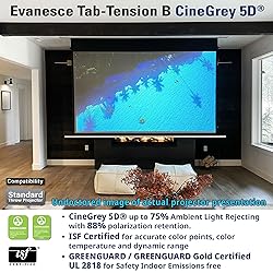 Elite Screens Evanesce Tab-Tension B CineGrey