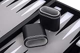 Engelhart Large Luxury Backgammon 45 cm Faux Leather Felt Inlay Dice Cups view 5