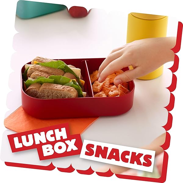 CHEEZ-IT CHEESE CRACKERS, BAKED SNACK CRACKERS, LUNCH SNACKS, FAMILY SIZE, EXTRA CHEESY, 21OZ BOX (1 BOX)