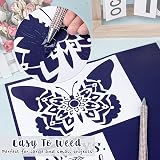 VINYL FROG Matte Navy Blue Permanent Adhesive Vinyl Roll 12x10ft view 2