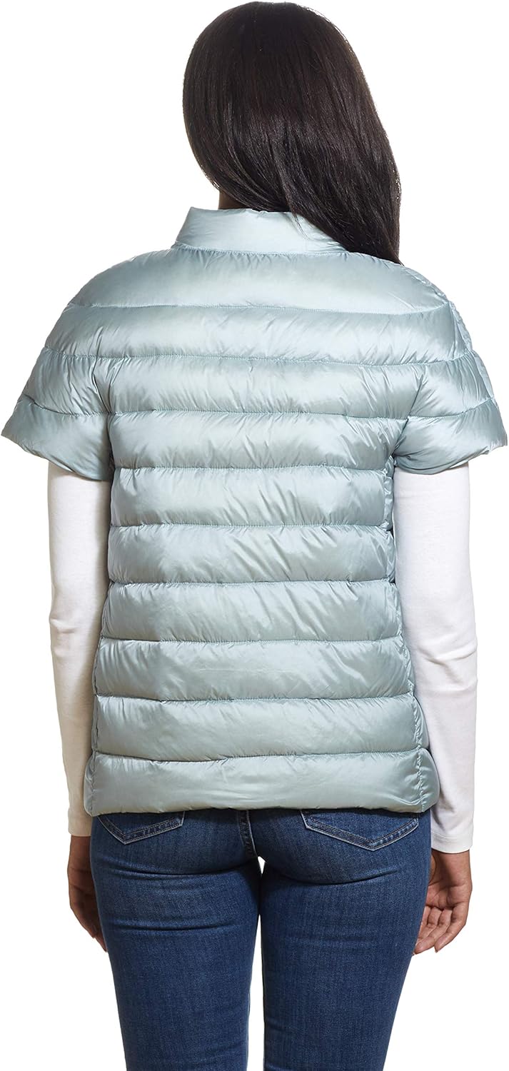 Martha Stewart's Womens Puffy Vest in Blue - Down Vest Jacket for Women- Blue L at  Women's Coats Shop
