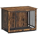 Feandrea Dog Crate Furniture, 38 Inches Dog Kennel