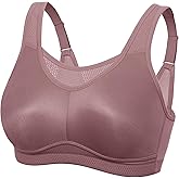 Wingslove High Impact Sports Bras for Women Seamless Full Coverage High Neck Workout Bra