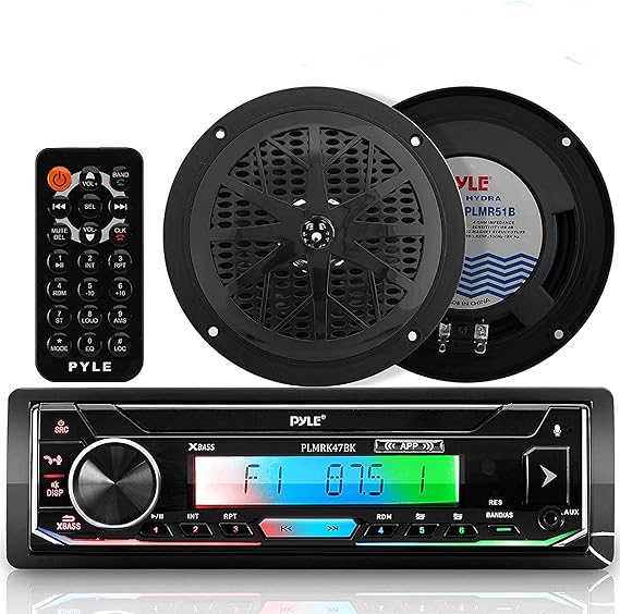 marine stereo system amazon