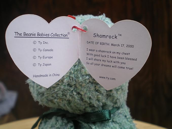 shamrock beanie baby march 17 2000 value