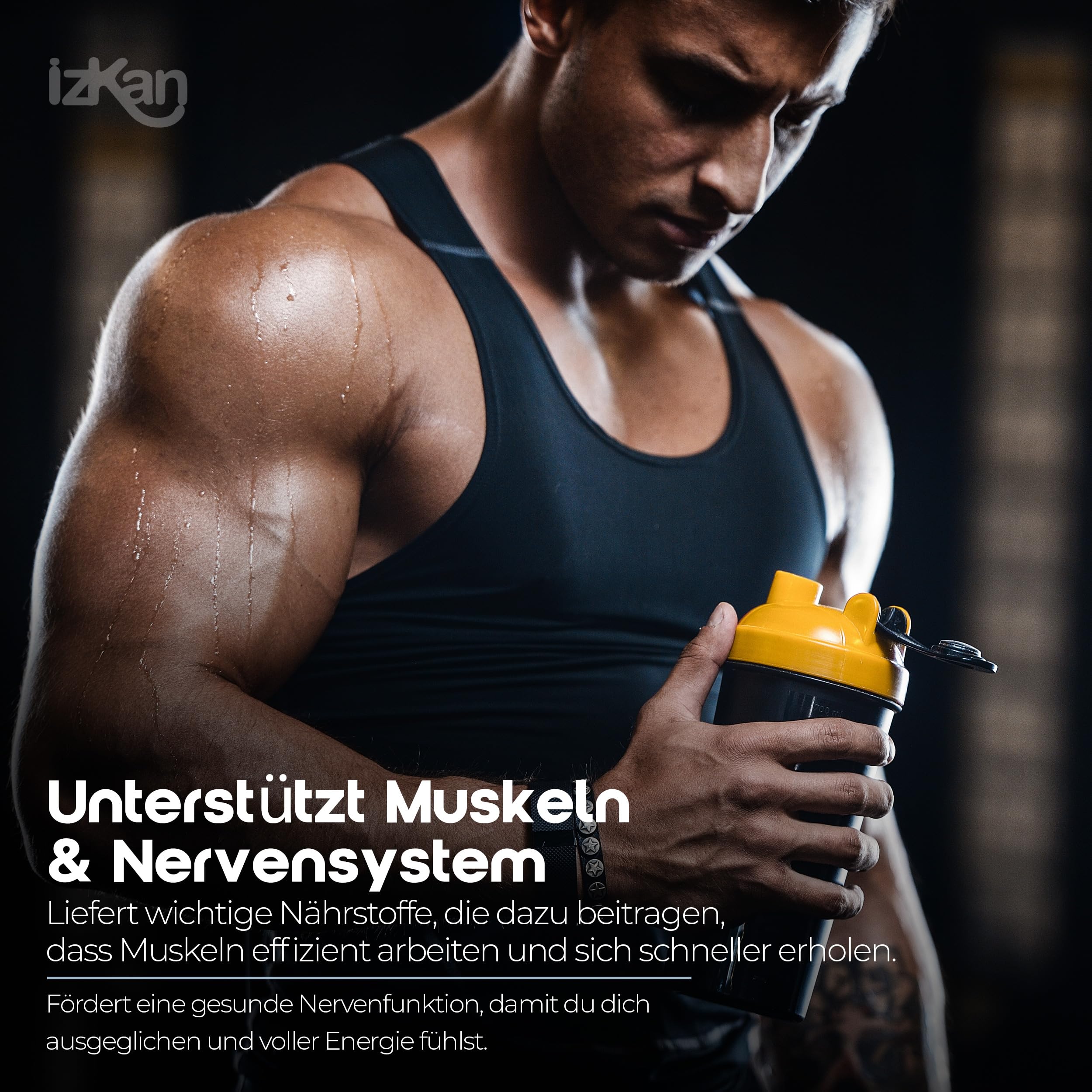 Magnesium Glycinat 5-in-1 Komplex – 1800 mg als Bisglycinat, Citrat & Malat | 384 mg Elementares Magnesium | Mit Ashwagandha & Vitamin B6 | Für Schlafqualität, Muskeln & Immunsystem | 90 Vegane Kapsel 7
