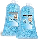 DR.DUDU 10lbs Shredded Memory Foam Filling for Bean Bag Filler, Soft and Convenient Pillow Stuffing Foam for Couch Cushion Dog Bed Chair Arts Crafts, Added Gel Particles