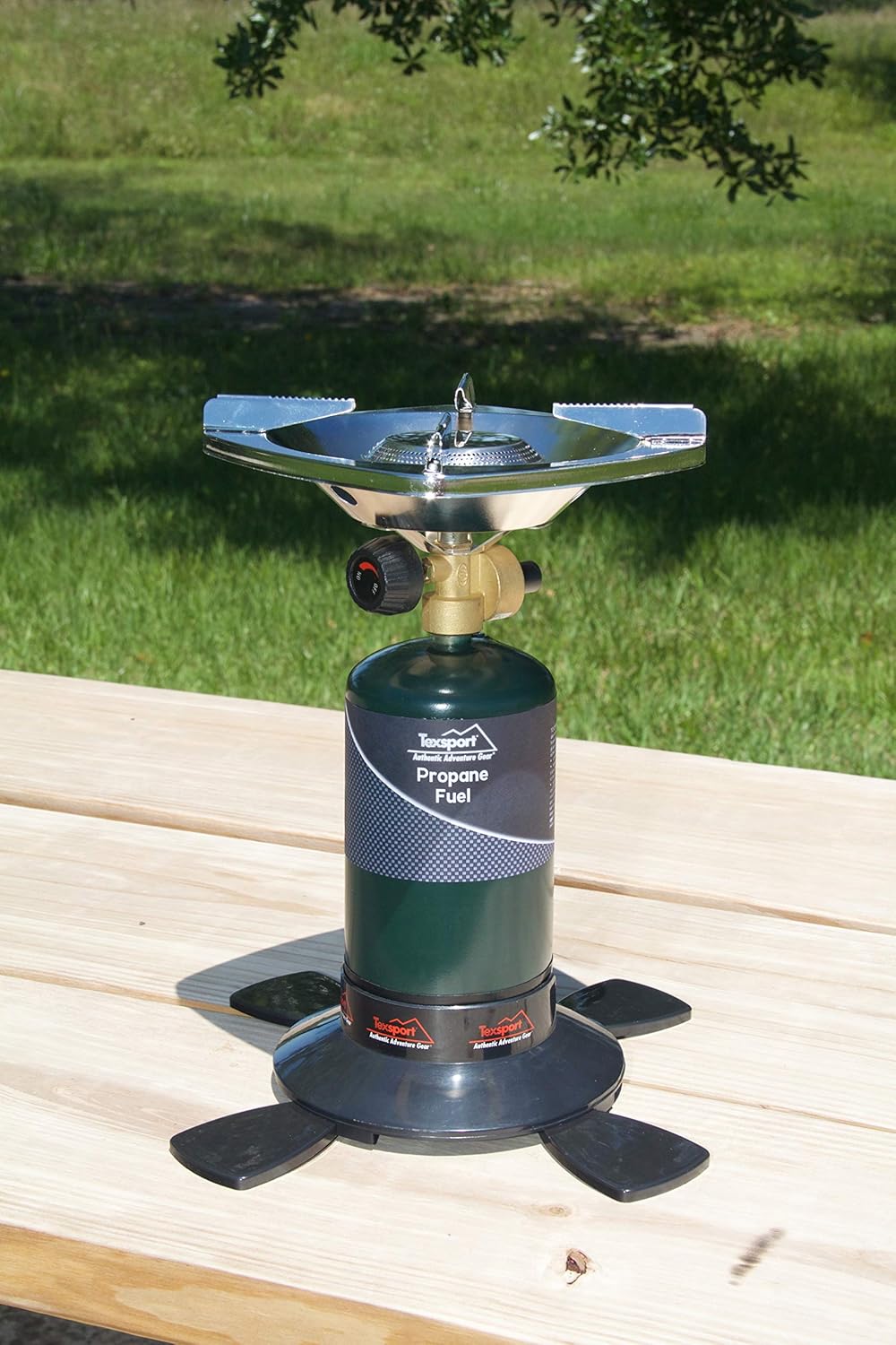 Texsport Barren Compact Lightweight Single Burner Propane Stove For Outdoor Camping Backpacking Hiking Cooking 10 000 Btu Amazon Ca Sports Outdoors