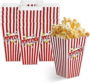 MATANA 50 Bolsas Grandes de Palomitas para Noches de ...