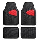 FH Group Automotive Floor Mats - Heavy-Duty Rubber