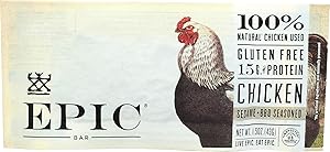 EPIC Chicken Sesame BBQ Protein Bar, 1.5oz