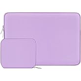 MOSISO Laptop Case 16 inch, 15-15.6 inch Laptop Sleeve Bag Compatible with MacBook Pro 16 inch, HP, Acer, Dell, Lenovo, ASUS Notebook, Neoprene Computer Sleeve Bag with Small Case, Purple