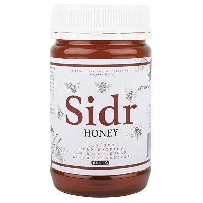 Sidr Honey 500G - ??? ??? - Pure, Organic and Cold Extract - Gluten Free