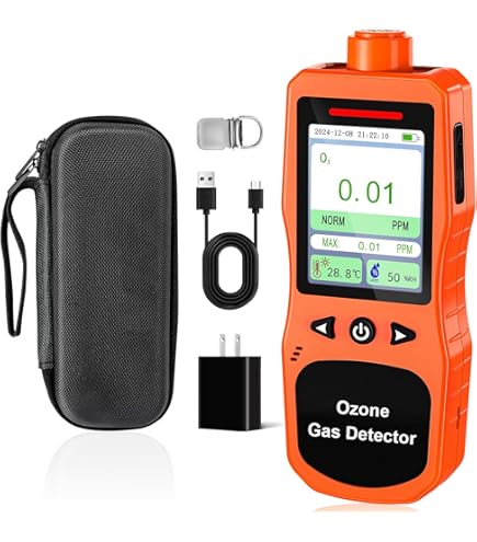 ZYKYCX Portable Ozone Detector, 0-20 PPM Ozone Gas Monitor with