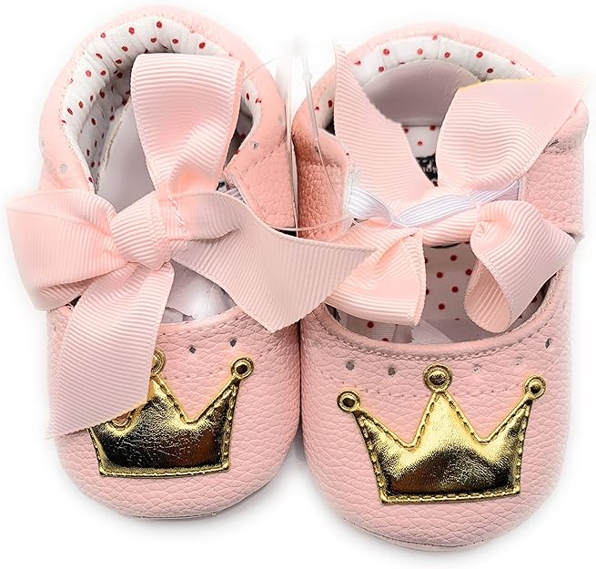 Fashion lace Little Girl Princess Pu Leather Crown Bow Knot Party Dress