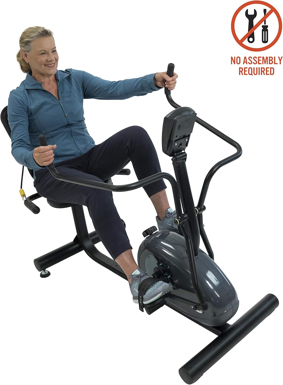 recumbent bike with arms