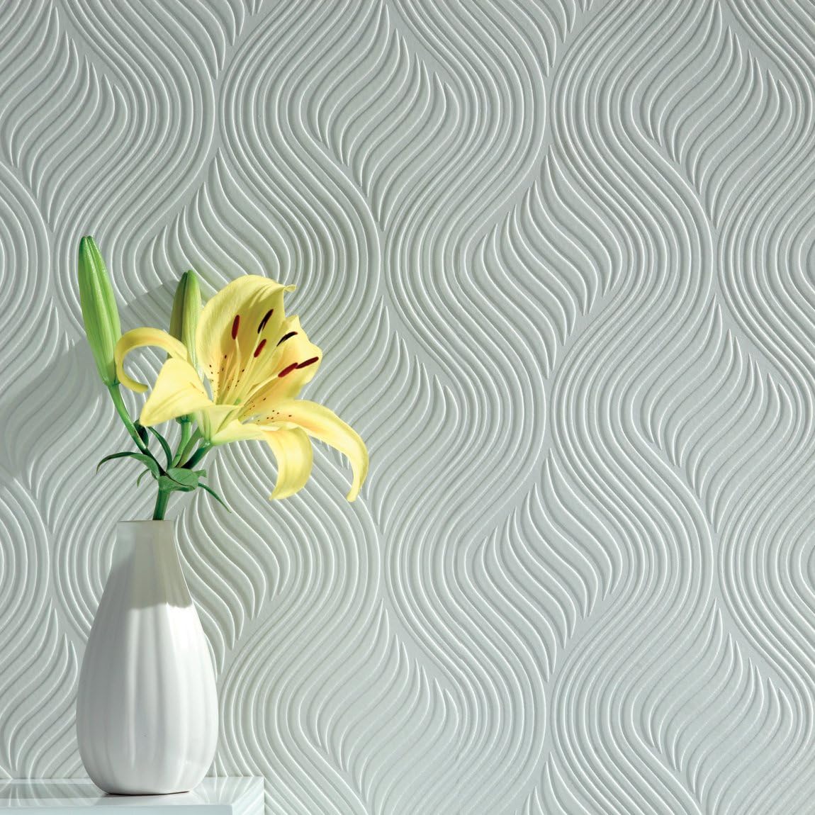 Superfresco Paintable Pure White Durable Heavy Duty Wallpaper, 20 x 396 cm - Image 5