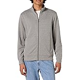 Amazon Essentials Men's Lightweight French Terry Full-Zip Mock Neck Sweatshirt
