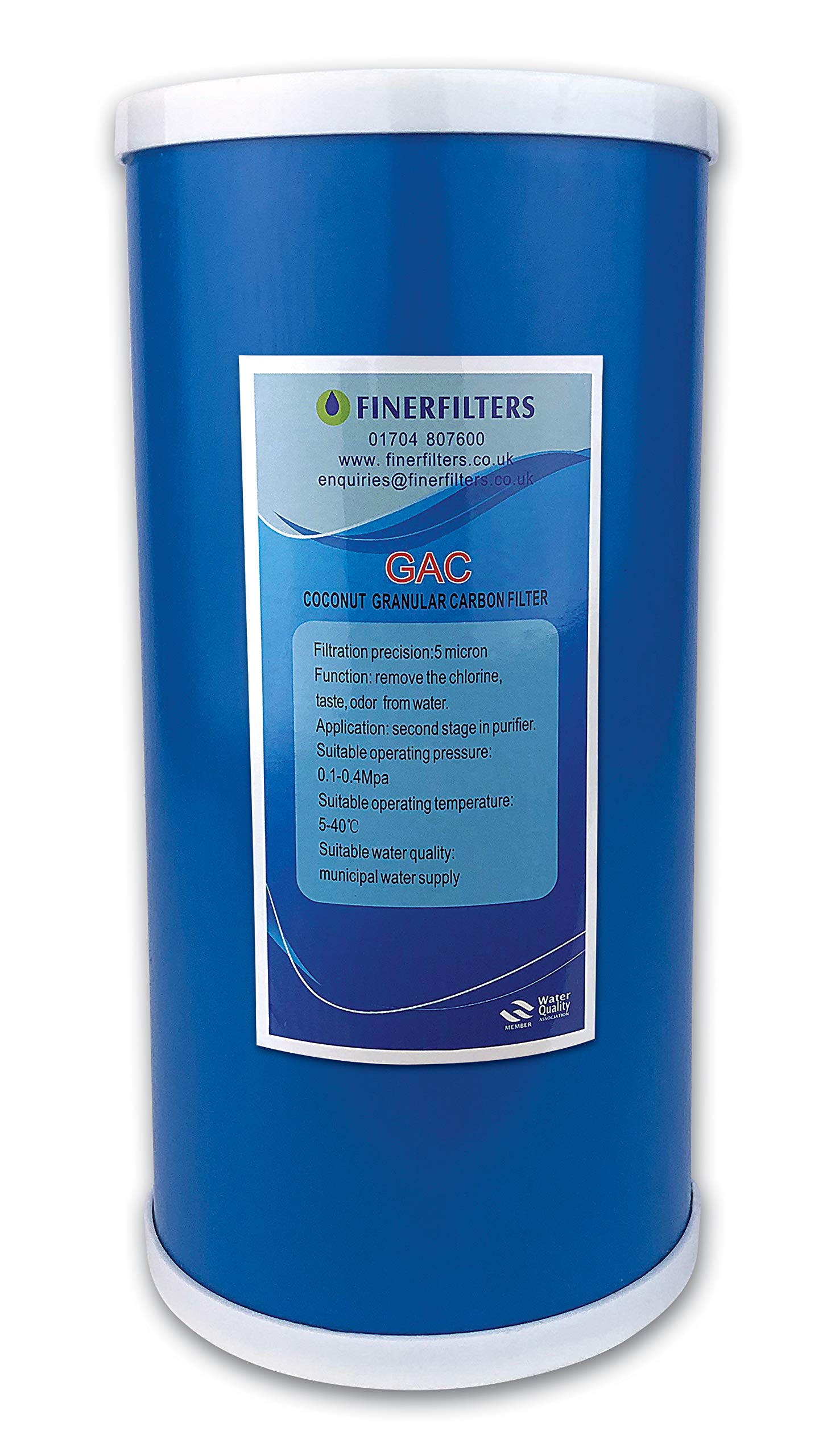 Finerfilters 10” x 4.5” Jumbo GAC Water Filter Cartridge
