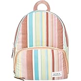 Roxy Women Always Core Backpack | Travel | Everyday Carry | Beach | Polyester | 8L Capacity - White Salty Stripe