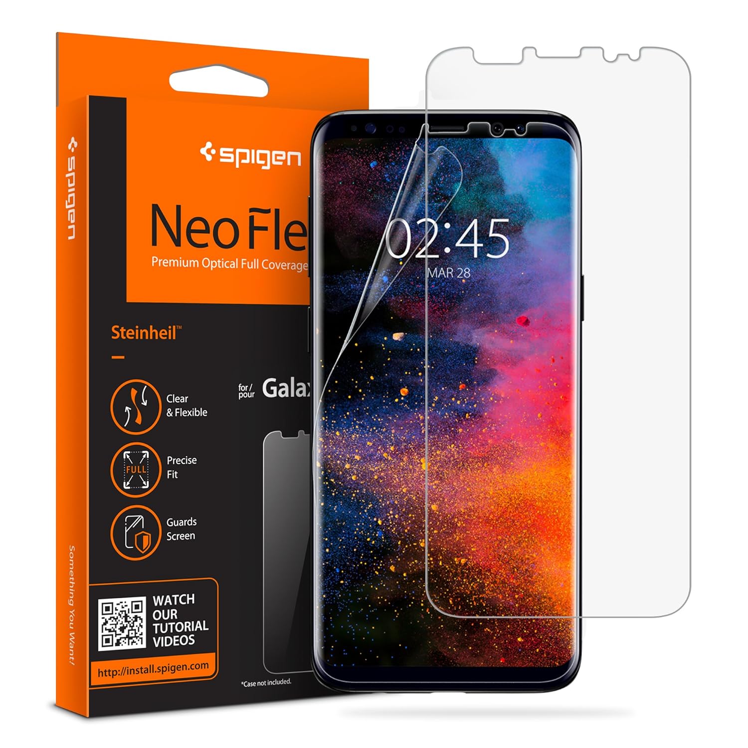 Spigen NeoFlex Screen Protector Designed for Samsung Galaxy S9 (2018 Release) (2 Pack)