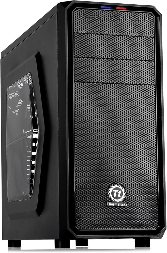Thermaltake Versa H25 Window SPCC ATX Mid Tower Computer Chassis CA-1C2-00M1WN-00
