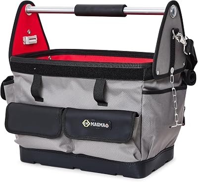CK Magma Tool Tote Durable Polyester Waterproof Base Padded Strap 32 Pockets