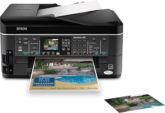 epson workforce 635 wireless setup