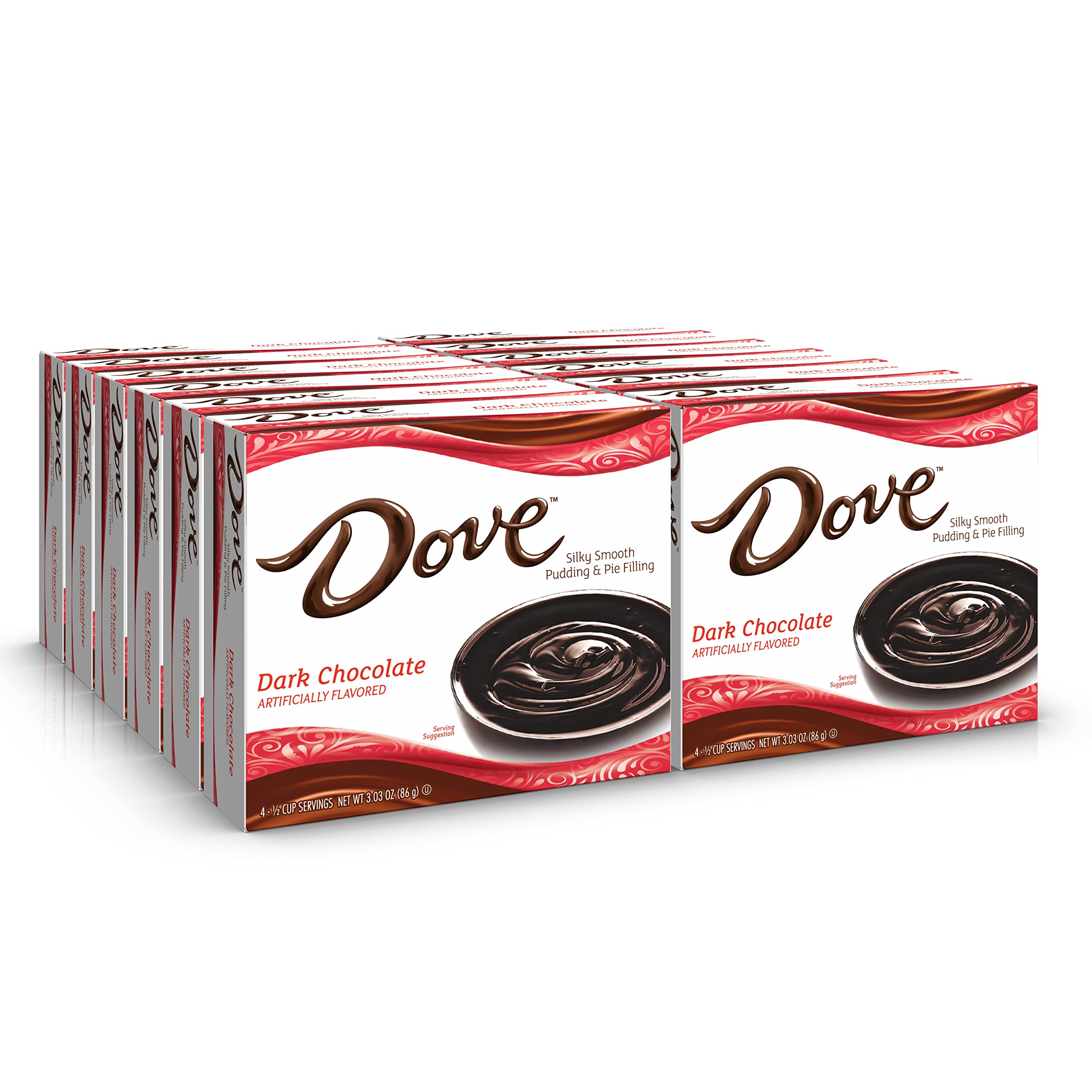 Dove Dark Chocolate, Rich Indulgent Pudding Mix and