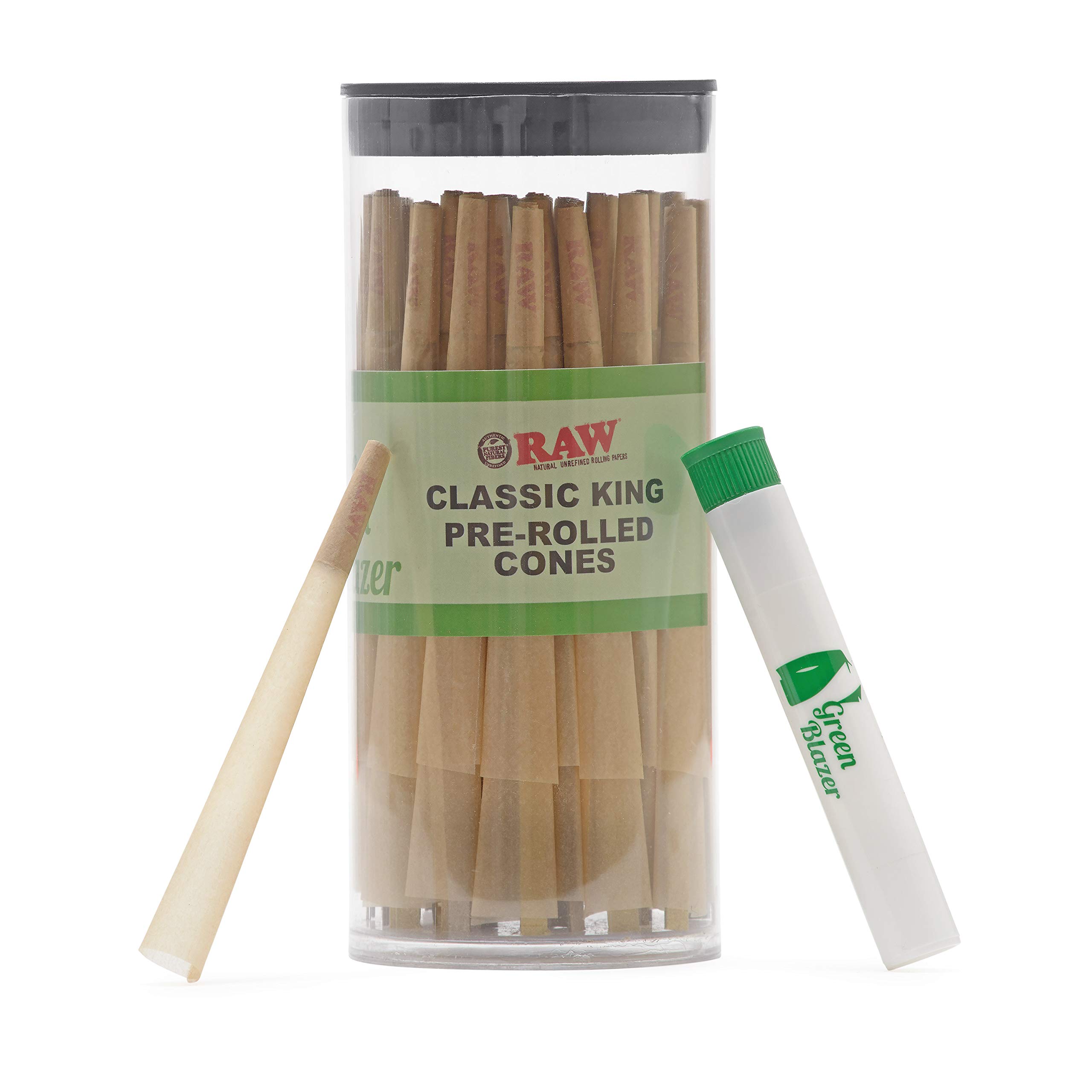 Raw Pre-Rolled Cones Classic King: 50 Pack | King Size Rolling Papers