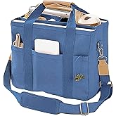 Tote Bags for Women Canvas Purse Crossbody Bags with Pockets Shoulder Handbags Large Bible Messenger Bag With Pockets