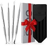 Suvorna Pimple Popper Tool Kit &amp; Milia Remover, Blackhead Remover Tool, White Head Remover for Face &amp; Comedone Extractor with Lancets for Facial Extraction - Acne Extraction Tools for Estheticians.