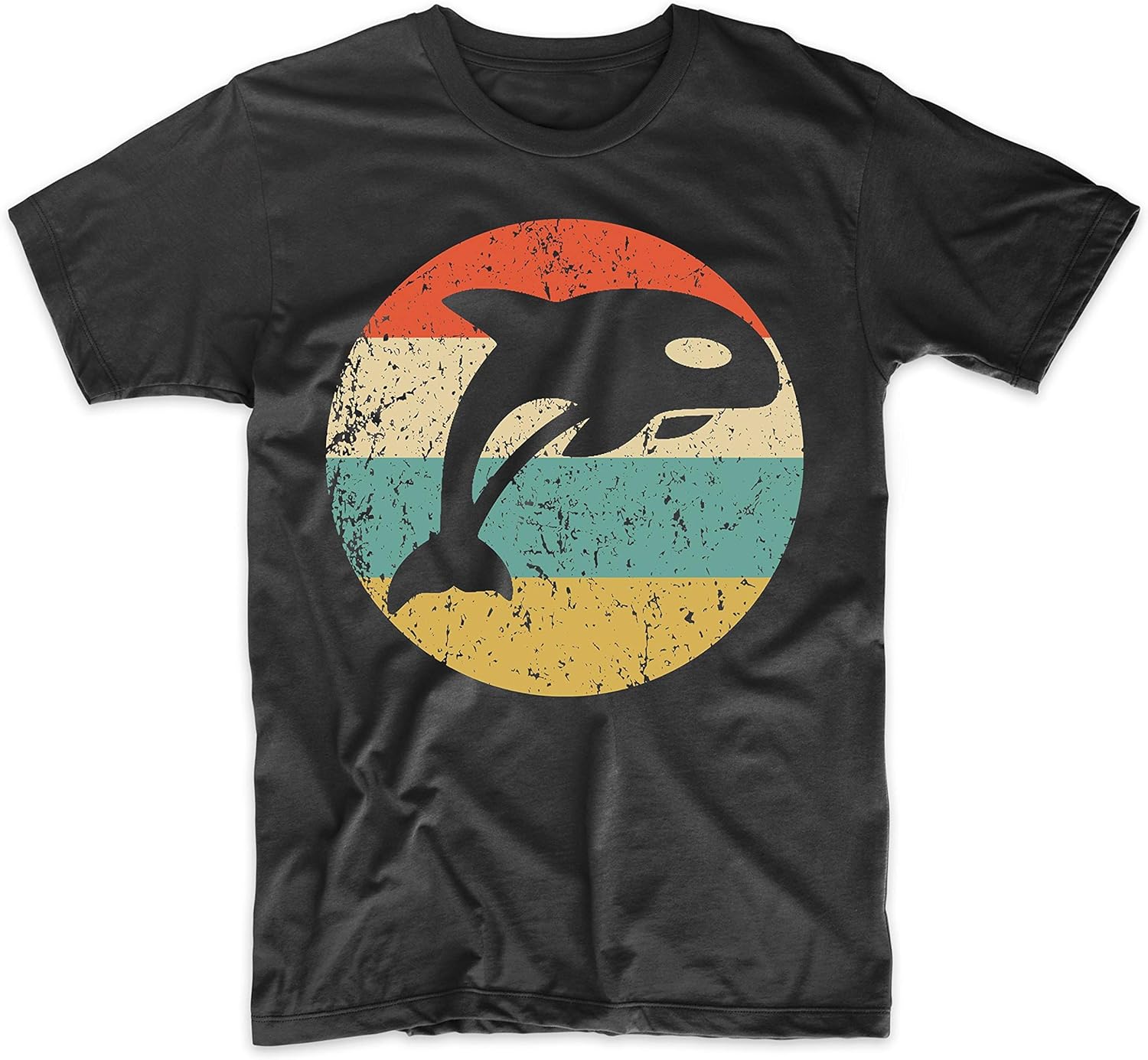Killer Whale Retro Orca Whale Icon T-Shirt
