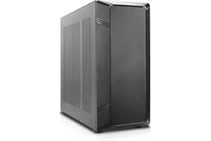 Rosewill Helium NAS Black ATX Mid Tower Computer Case, Mesh Panel, 4X 140mm PWM Fan, Ideal for DIY NAS, Media Servers, or Small Business Applications