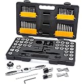 GEARWRENCH 77 Piece SAE/Metric Ratcheting Tap and Die Set -3887