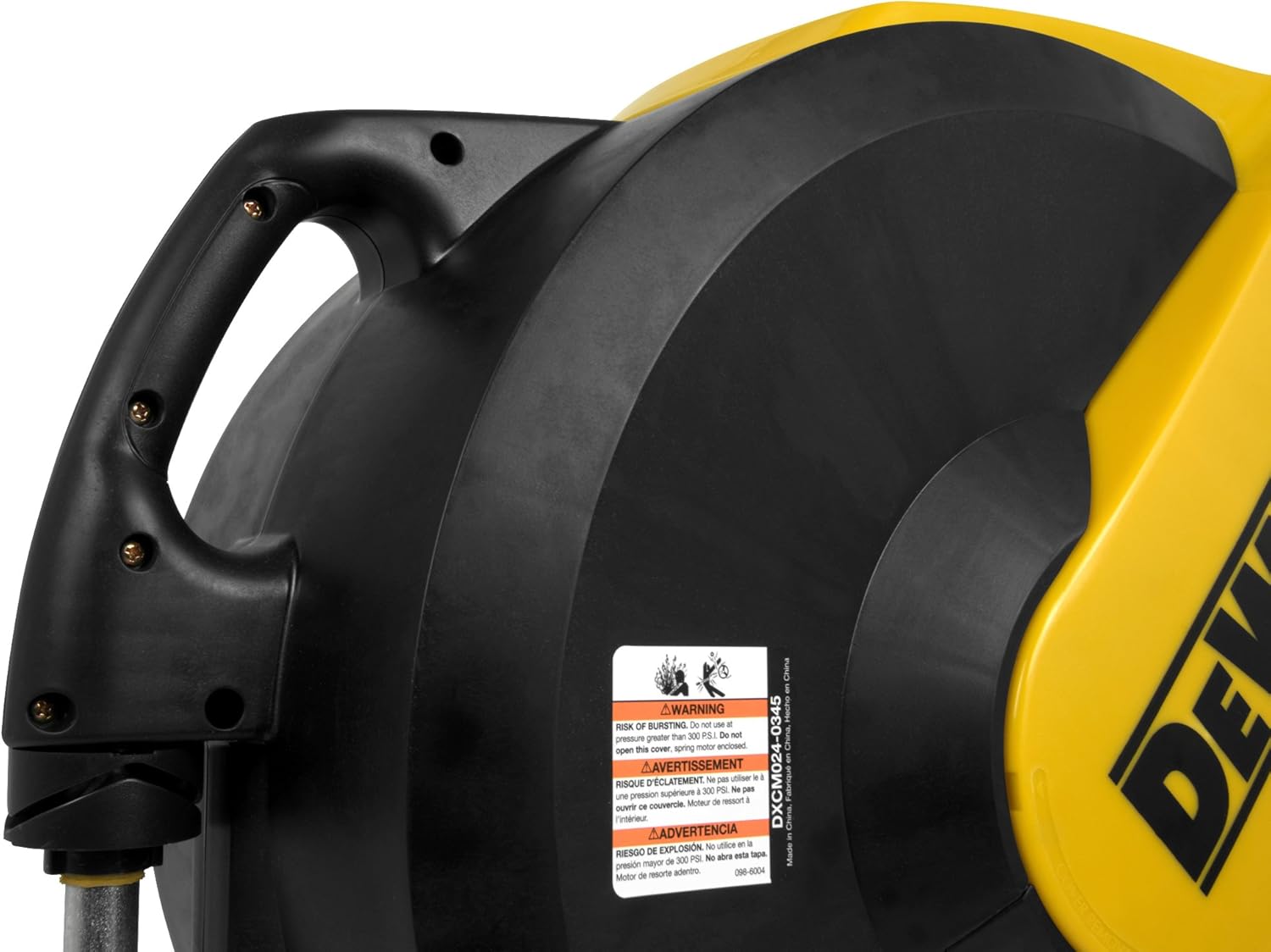 DeWalt DXCM024-0345 Hose Reel Automatic Retraction Enclosed Air Hose Reel - - 