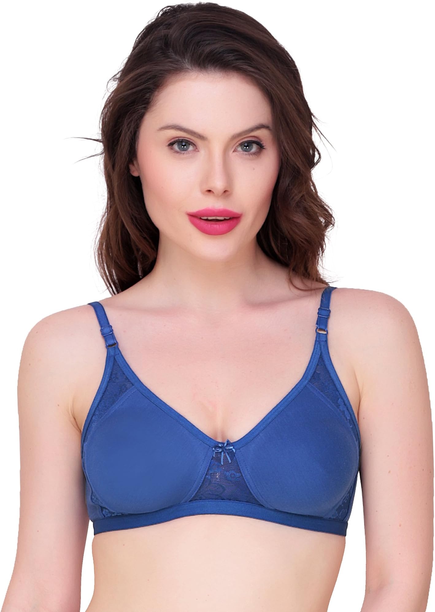 Mrasis Non- Padded | Non-Wired |Lacy Bra for Women, Girls