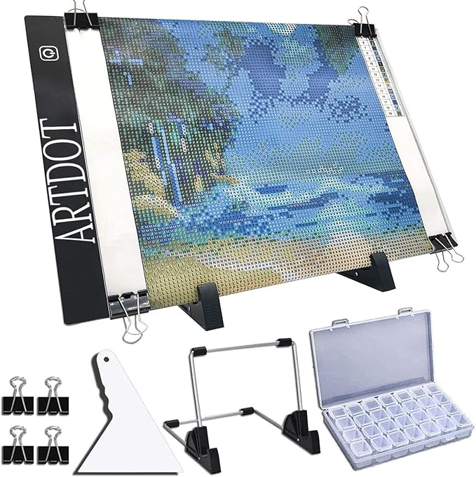 A4 LED Light Pad for Diamond Painting, USB Powered Light Board Kit