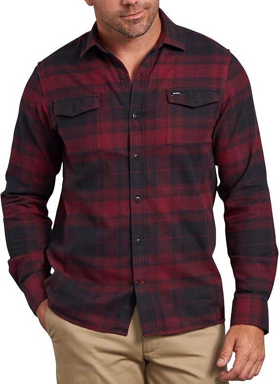 burgundy dickies shirt