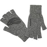 Simms Wool Half-Finger Glove, Steel