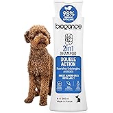 Biogance 2-in-1 Dog Shampoo and Conditioner, Enriched with Sweet Almond Oil and Royal Jelly (250ml), Nourishing and Hydrating