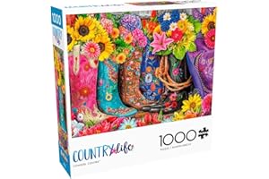 Buffalo Games - Lars Stewart - Cowgirl Colors - 1000 Piece Jigsaw Puzzle For Adults -Challenging Puzzle Perfect for Game Nights - Finished Size is 26.75 x 19.75
