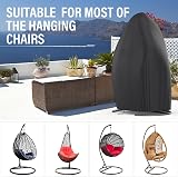 Senders Waterproof Heavy Duty Egg Chair Cover 115x190cm Oxford Fabric view 2