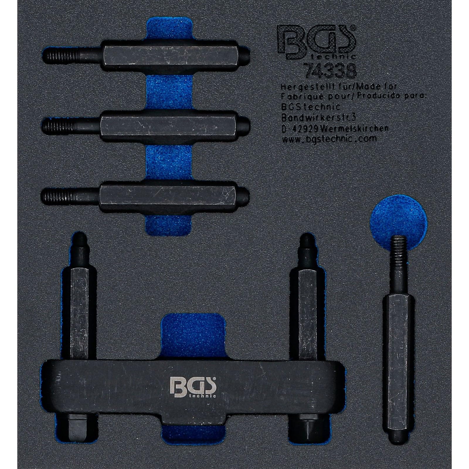 BGS 74338 | Tool Tray 1/6: Face Hole Nut Wrench | for Truck Rear Axles