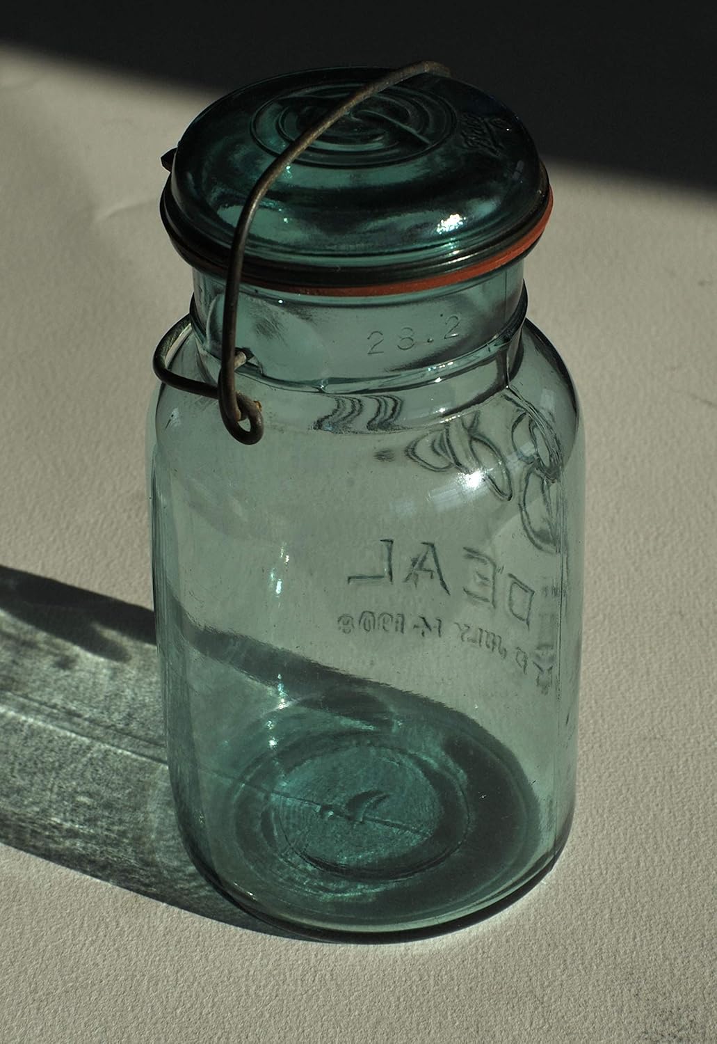2l Decorative Container Clamp Top Glass Storage Jar Various Sealed