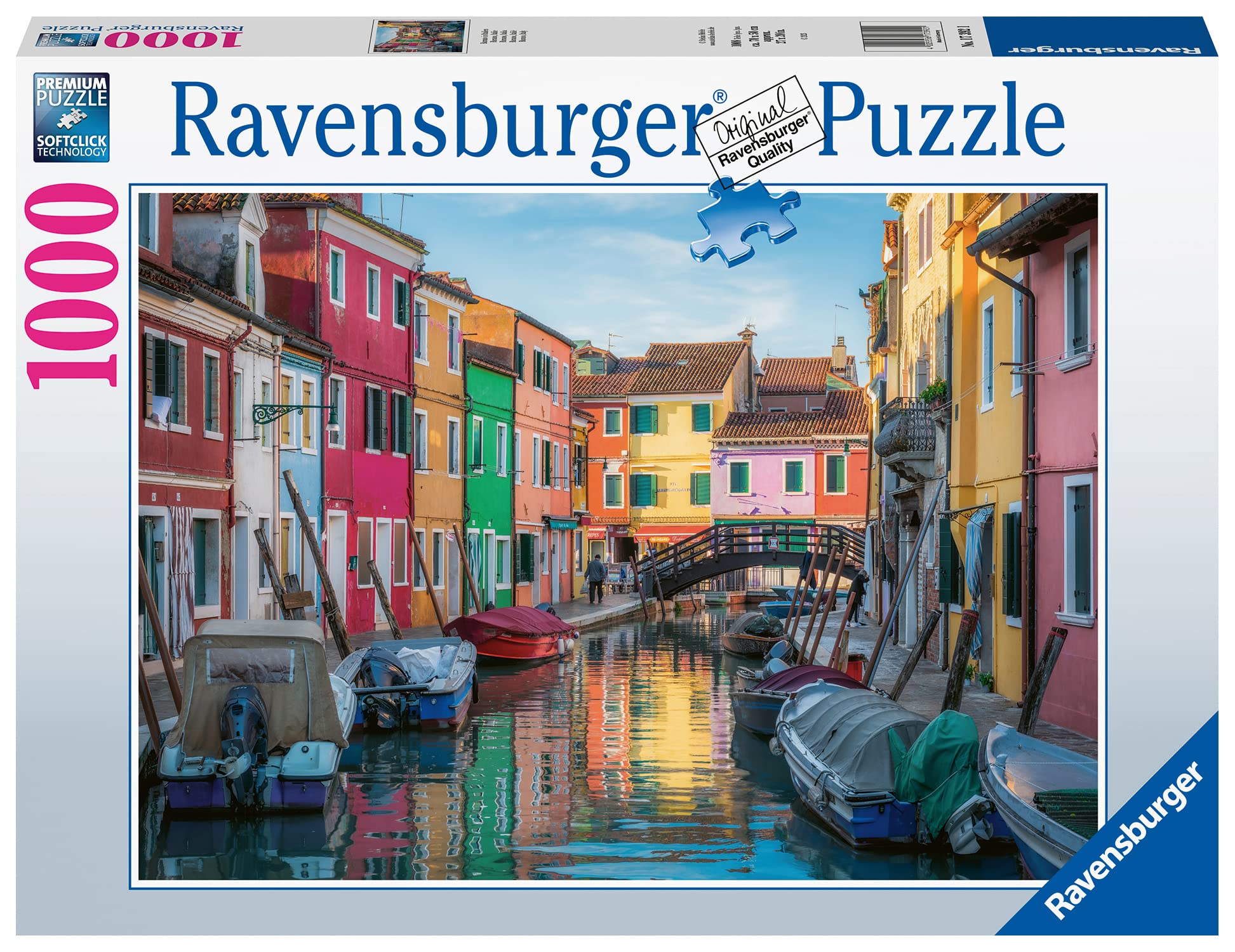 Ravensburger Burano, Italy 1000 Piece Jigsaw Puzzles for Adults and Kids Age 12 Years Up