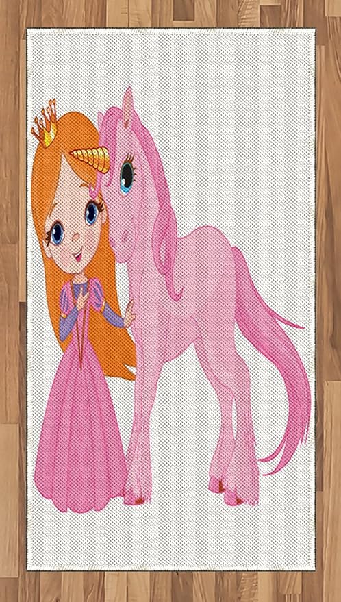 Prinzessin Bereich Teppich Von Lunarable Lachelnde Madchen Mit