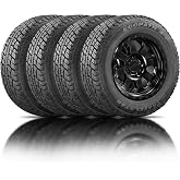 Set of 4 Travelstar Ecopath AT LT265/75R16 10 Ply 123/120S Light Truck Tire | Three-year Road Hazard Warranty Included 265/75/16 (Tire Only)